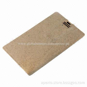 Recycle USB Flash Drive, Anti-shock and Moisture-resistant, OEM and ODM Orders Welcomed